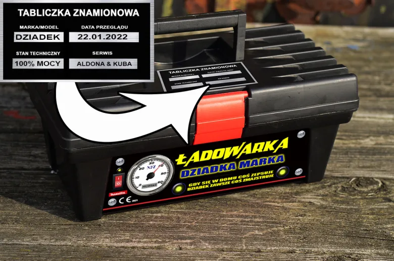 Ładowarka ŚWIATŁOWÓDOWA - opakowanie na alkohol