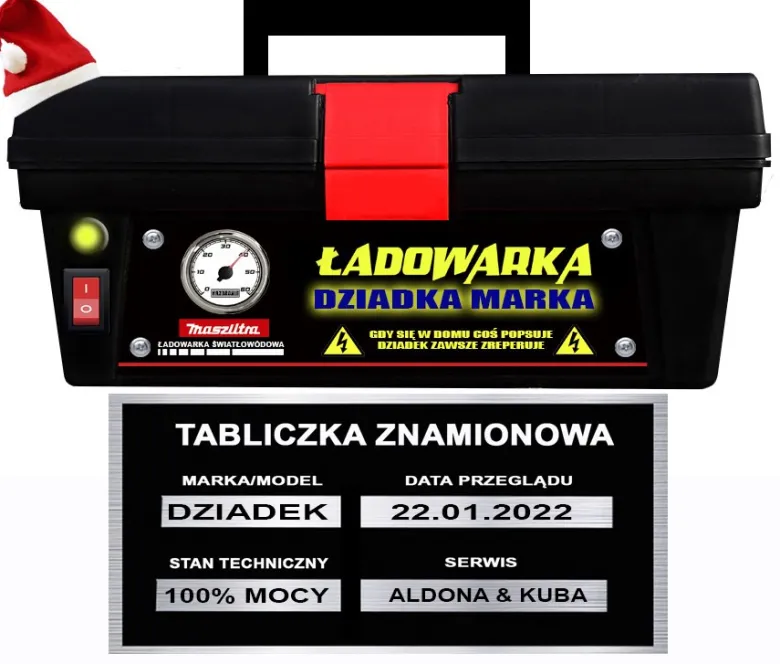 Ładowarka ŚWIATŁOWÓDOWA - opakowanie na alkohol