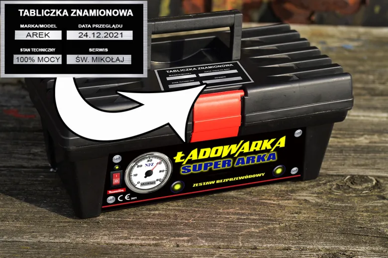 Ładowarka ŚWIATŁOWÓDOWA - opakowanie na alkohol