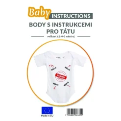 Baby Instructions - Body z instrukcją dla Taty (CZ)