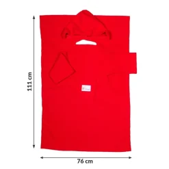 Baby Wrapi Active - Kocyk z rękawami - Czerwony