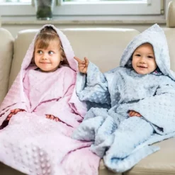 Baby Wrapi - Kocyk z rękawami - Różowy