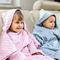 Baby Wrapi - Kocyk z rękawami - Różowy