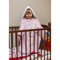 Baby Wrapi - Kocyk z rękawami - Różowy