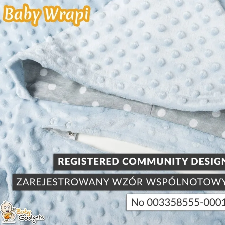Baby Wrapi - Kocyk z rękawami - Różowy