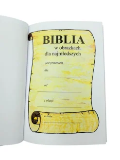 Biblia na Komunię z Imieniem Dziecka- Pamiątka Pierwszej Komunii Świętej Prezent dla Chłopca Dziewczynki
