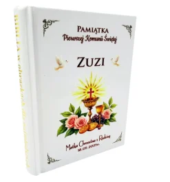 Biblia na Komunię z Imieniem Dziecka- Pamiątka Pierwszej Komunii Świętej Prezent dla Chłopca Dziewczynki
