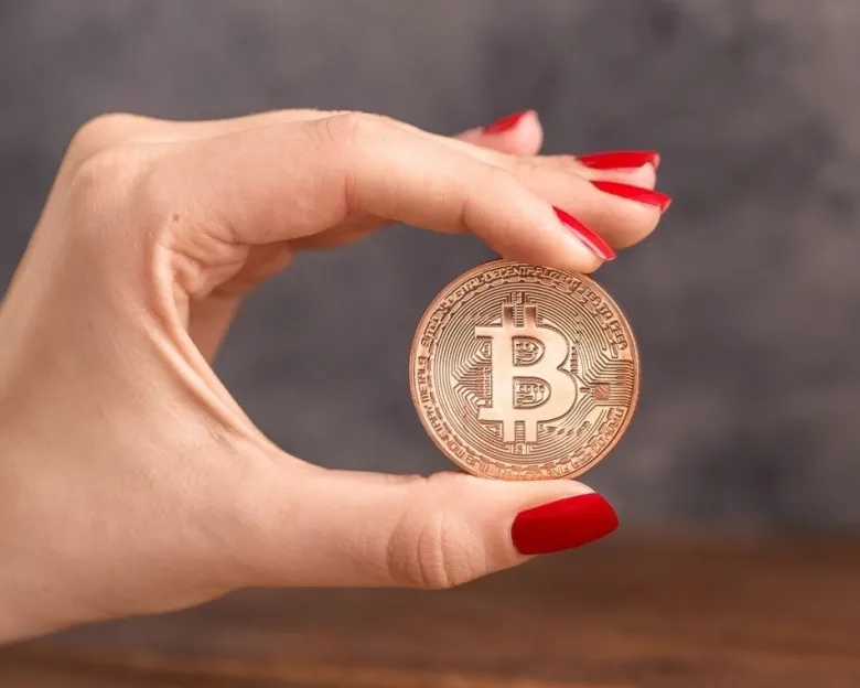 Bitcoin BTC w kapslu - moneta kolekcjonerska