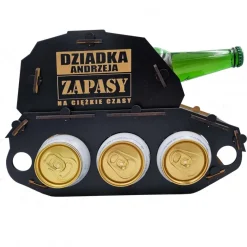 Czołg na Piwo - prezent na Dzień Dziadka z imieniem - Prezent na Dzień Babci i Dziadka