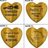 Dębowa Deska do Krojenia Serce - prezent dla żony mamy babci na Święta Urodziny