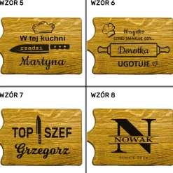 Dębowa Deska do Krojenia z grawerem - prezent dla mamy babci żony na Święta Urodziny