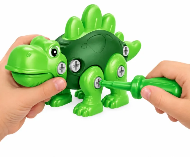 Dinozaury do Skręcania 2szt. + Życzenia - Prezent na Dzień Chłopaka do Przedszkola Szkoły