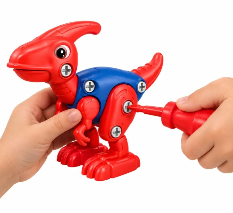 Dinozaury do Skręcania 2szt. + Życzenia - Prezent na Dzień Chłopaka do Przedszkola Szkoły