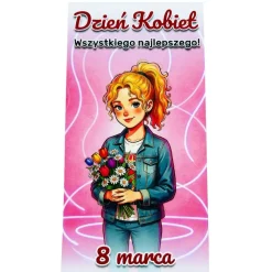 Drewniana Bransoletka Jednorożec - prezent na Dzień Kobiet dla Dziewczynek do szkoły przedszkola
