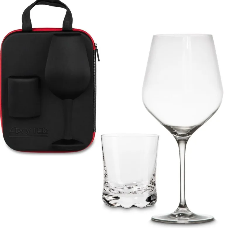Etui dla Pary z kieliszkiem i szklanką Froster Diamond