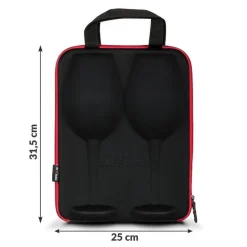 Etui z kieliszkami diVinto - Black