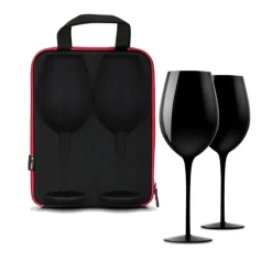 Etui z kieliszkami diVinto - Black