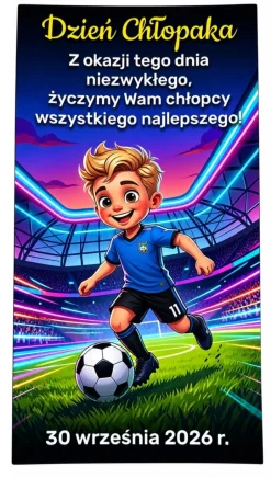 Fidget Spinner Piłka + Życzenia - prezent na Dzień Chłopaka szkoła przedszkole