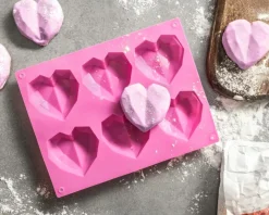 Foremka do pieczenia muffinek SERDUSZKA 3D
