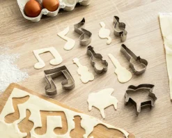 Foremki na ciastka MUZYCZNE 6 szt.