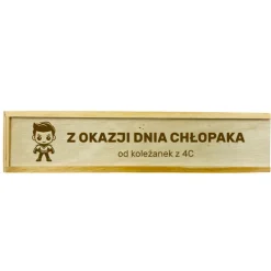 Gra Mikado Bierki z własnym podpisem- prezent na Dzień Chłopaka Przedszkole Szkoła