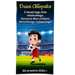 Gra Piłka Nożna + Życzenia - prezent na Dzień Chłopaka