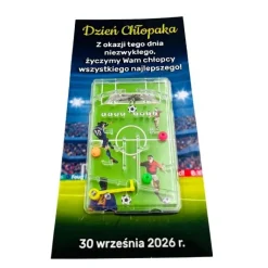 Gra Piłka Nożna + Życzenia - prezent na Dzień Chłopaka