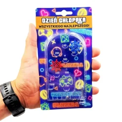 Gra Zręcznościowa Pinball - Prezent na Dzień Chłopaka dla Fana Gier szkoła przedszkole