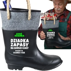 Gumofilc na Flaszkę Słodycze dla Dziadka - Śmieszny Prezent na Dzień Babci i Dziadka
