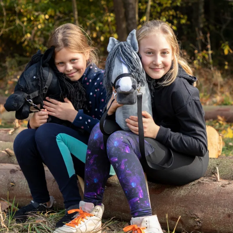 Hobby Horse Skippi - koń na kiju - Biały