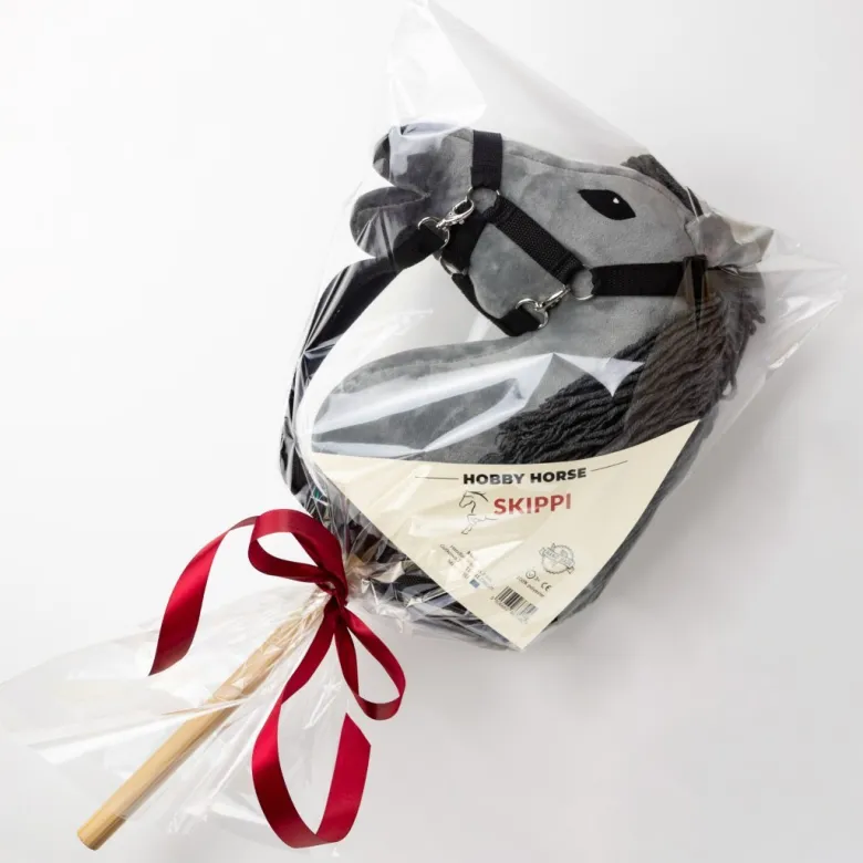 Hobby Horse Skippi - koń na kiju - Biały