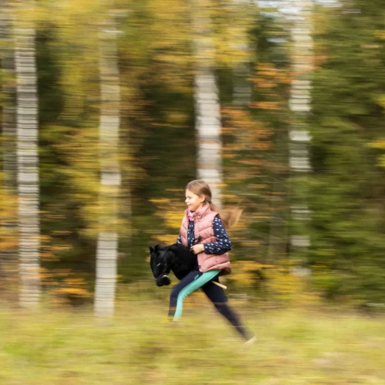 Hobby Horse Skippi - koń na kiju - Biały
