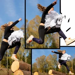 Hobby Horse Skippi - koń na kiju - Czarny