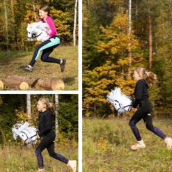 Hobby Horse Skippi - koń na kiju - Czarny