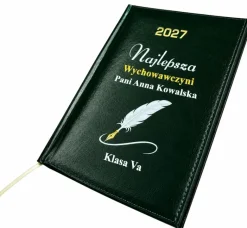 Kalendarz dla Wychowawcy Nauczyciela Zielony - Prezent Upominek na Dzień Nauczyciela