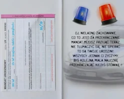 Kartka na urodziny Z MANDATEM dla kobiety