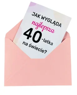 Kartka Urodzinowa z Lustrem - Prezent na 18 40 50 60 Urodziny dla Kobiety Dziewczyny Przyjaciółki