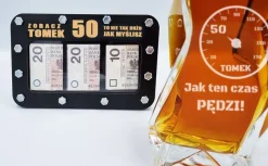 Klatka na Kasę - pudełko na pieniądze z grawerem