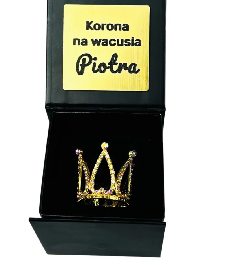 Korona na Wacusia - Śmieszny Prezent dla Niego Męża Chłopaka Faceta Mężczyzny na Walentynki Urodziny Święta