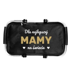 Kosz Piknikowy Dla Najlepszej Mamy - Prezent dla Mamy na Dzień Matki Urodziny Święta