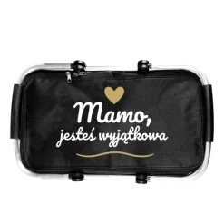 Kosz Piknikowy Mamo jesteś wyjątkowa - Prezent dla Mamy na Dzień Matki Urodziny Święta
