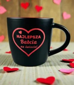 Kubek Ceramiczny z Grawerem dla Babci - Prezent na Dzień Babci i Dziadka Święta