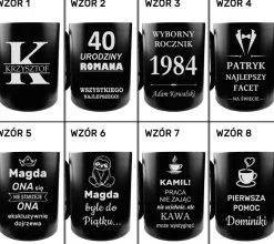 Kubek Metalowy Turystyczny z Karabińczykiem - Prezent dla Wędkarza Miłośnik Żołnierza Gór Kierowcy