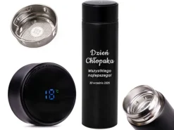 Kubek Termiczny 500 ml z Grawerem - prezent na Dzień Chłopaka Szkoła Praca