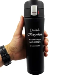 Kubek Termiczny 500ml z Grawerem - prezent na Dzień Chłopaka Szkoła Praca
