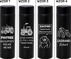 Kubek Termiczny z Grawerem dla Rolnika - Prezent dla Męża Taty Dziadka Brata Mężczyzny na Święta Urodziny