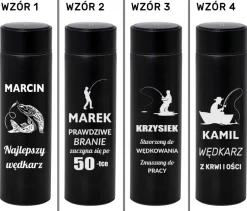 Kubek Termiczny z Grawerem dla Wędkarza- prezent dla taty męża na święta urodziny