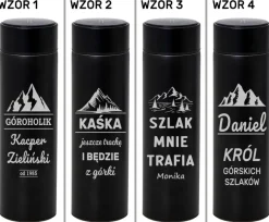 Kubek Termiczny z Grawerem dla Miłośnika Gór - prezent dla żony męża mamy taty kobiety faceta dziewczyny chłopaka na święta