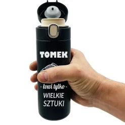 Kubek Termiczny z Grawerem - prezent dla wędkarza na święta urodziny