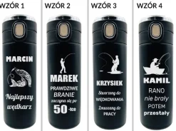 Kubek Termiczny z Grawerem - prezent dla wędkarza na święta urodziny